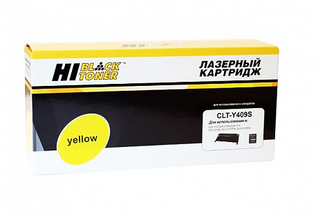 Тонер-картридж Hi-Black HB-CLT-Y409S для Samsung CLP-310/ 315/ CLX-3170fn/ 3175, жёлтый (1000 стр.)