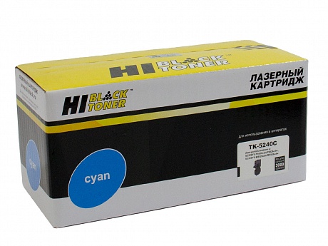 Тонер-картридж Hi-Black (HB-TK-5240C) для Kyocera ECOSYS P5026cdn/ M5526cdn, голубой (3000 стр.)