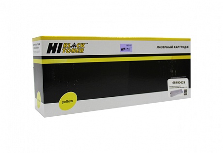 Тонер-картридж Hi-Black (HB-46490629) для OKI C532/ C542/ MC573/ MC563, жёлтый (6000 стр.)