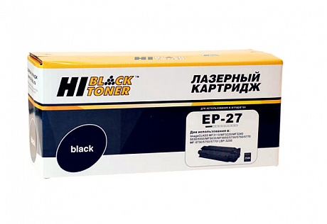 Картридж лазерный Hi-Black (HB-EP-27) для Canon MF-3110/ 3228/ 3240/ LBP-3200, чёрный (2500 стр.)