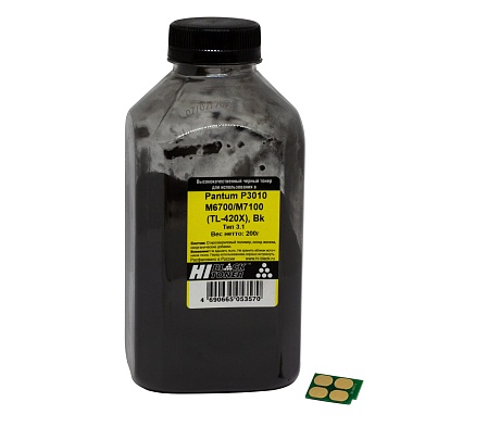 Заправочный комплект Hi-Black (HB-TL-420X) для Pantum P3010/ M6700/ M7100, тонер+чип (6000 стр.)