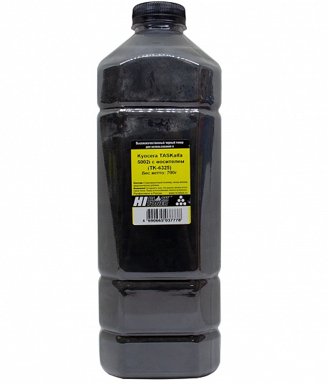 Тонер Hi-Black (TK-6325) c девелопером для Kyocera TASKalfa 5002i, чёрный (700 гр.)