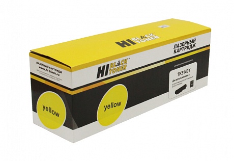 Тонер-картридж Hi-Black (HB-TK-5140Y) для Kyocera ECOSYS M6030cdn/ M6530cdn, желтый, 5000 страниц, совместимый