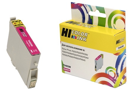 Картридж Hi-Black (HB-T0483) для Epson Stylus Photo R200/ R300/ RX500/ RX600, пурпурный (460 стр.)