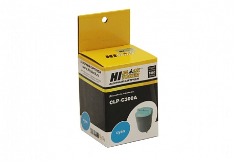 Тонер-картридж Hi-Black HB-CLP-C300A для Samsung CLP-300/ 300N/ CLX-2160N/ 3160N, голубой (1000 стр.)