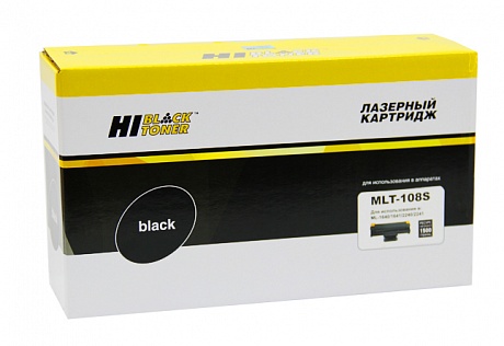 Картридж лазерный Hi-Black (HB-MLT-D108S) для Samsung ML-1640/ 1641/ 2240/ 2241, чёрный (1500 стр.)