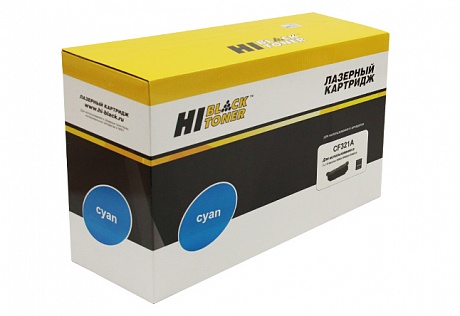 Картридж Hi-Black (HB-CF321A) для HP CLJ Enterprise M680n/ M680dn/ M680xh, голубой, 16500 страниц