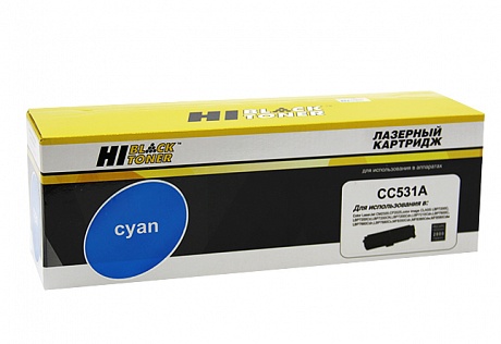 Картридж лазерный Hi-Black HB-CC531A для HP CLJ CP2025/ CM2320/ Canon LBP-7200, голубой (2800 стр.)
