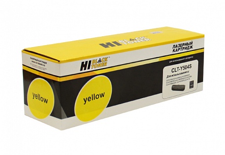 Картридж лазерный Hi-Black (HB-CLT-Y504S) для Samsung CLP-415/ 470/ 475/ CLX-4170/ 4195, жёлтый (1800 стр.)