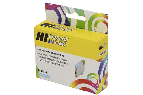 Картридж Hi-Black (HB-T0485) для Epson Stylus Photo R200/ R300/ RX500/ RX600, светло-голубой (460 стр.)