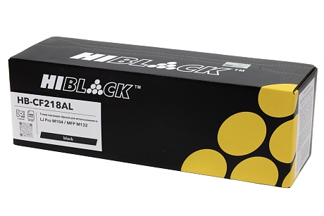 Тонер-картридж Hi-Black (HB-CF218AL) для HP LJ Pro M104/ MFP M132, чёрный (6000 стр.)