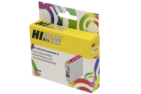 Картридж Hi-Black (HB-T1283) для Epson Stylus S22/ SX125/ SX420W/ SX425W/ BX305F, пурпурный