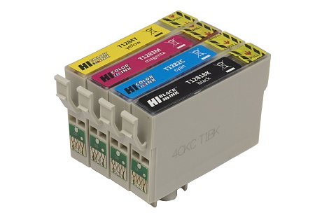 Картридж Hi-Black (HB-T1282) для Epson Stylus S22/ SX125/ SX420W/ SX425W/ BX305F, голубой (260 стр.)
