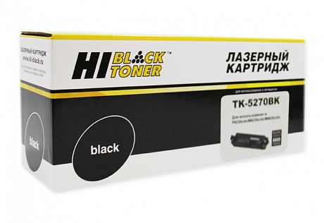 Тонер-картридж Hi-Black (HB-TK-5270Bk) для Kyocera ECOSYS M6230cidn/ M6630/ P6230cdn, чёрный (8000 стр.)