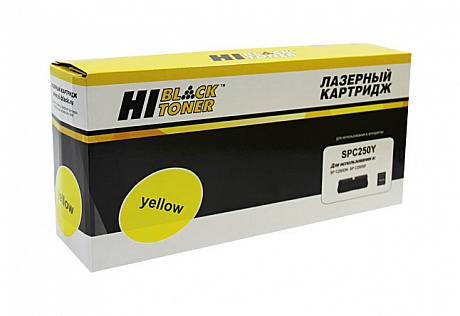 Картридж лазерный Hi-Black (HB-SP-C250Y) для Ricoh Aficio SP C250DN/ C260/ C261SF, жёлтый (1600 стр.)