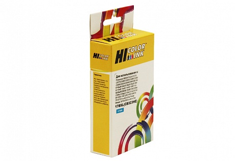 Картридж Hi-Black (HB-CB323) для HP Photosmart C5383/ C6383/ B8553/ D5463, голубой