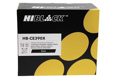 Картридж Hi-Black (HB-CE390X) для HP LJ Enterprise 600 M602/ M603, чёрный (24000 стр.)