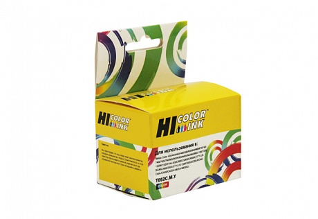 Картридж Hi-Black (HB-T0520) для Epson Stylus Color 400/ 440/ 480/ 460/ 640/ 670, голубой/пурпурный/желтый