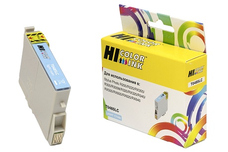 Картридж Hi-Black (HB-T0485) для Epson Stylus Photo R200/ R300/ RX500/ RX600, светло-голубой (460 стр.)