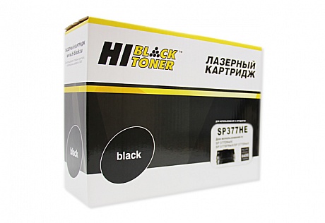 Тонер-картридж Hi-Black (HB-SP377HE) для Ricoh Aficio SP-377DNwX, чёрный (6400 стр.)