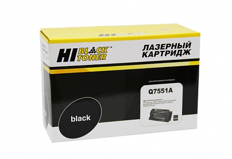 Картридж лазерный Hi-Black (HB-Q7551A) для HP LJ P3005/ M3027MFP/ M3035MFP, чёрный (6500 стр.)