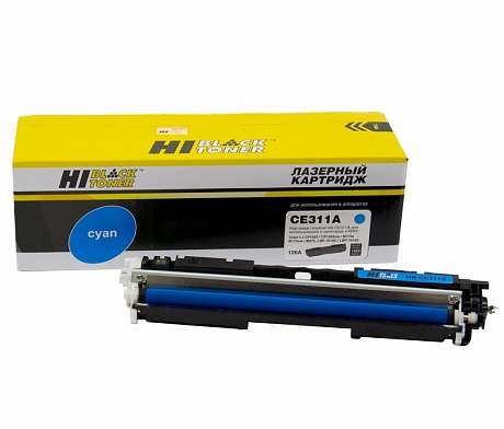 Тонер-картридж Hi-Black HB-CE311A для HP CLJ CP1025/ 1025nw/ Pro M175, голубой (1000 стр.)