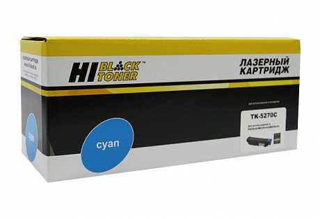 Тонер-картридж Hi-Black (HB-TK-5270C) для Kyocera ECOSYS M6230cidn/ M6630/ P6230cdn, голубой (6000 стр.)