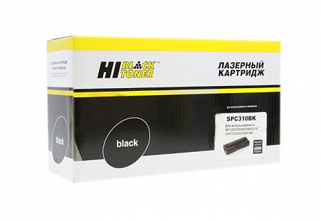 Картридж лазерный Hi-Black (HB-SP-C310Bk) для Ricoh Aficio SP C231/ 232/ 242/ 310/ 311/ 312/ 320, чёрный (6500 стр.)