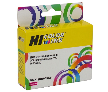 Картридж Hi-Black (HB-CN055AE) для HP OfficeJet 6100/ 6600/ 6700, №933XL, пурпурный