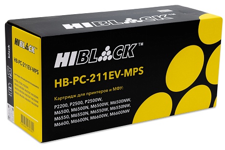 Картридж лазерный Hi-Black (HB-PC-211EV-MPS) для Pantum P2200/ P2500W/ M6500/ M6550/ M6607, чёрный (6000 стр.)