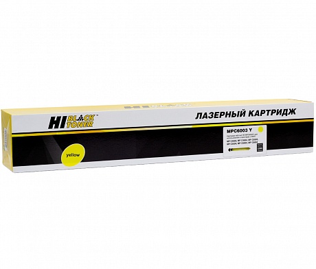 Тонер-картридж Hi-Black (HB-MP-C6003 Y) для Ricoh Aficio MP-C4503/ C5503/ C6003/ C4504, жёлтый (22500 стр.)