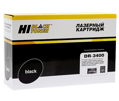 Драм-картридж Hi-Black (HB-DR-3400) для Brother HL-L5000/ L5100/ L5200/ L6250/ L6300/ L6400, чёрный (30000 стр.)