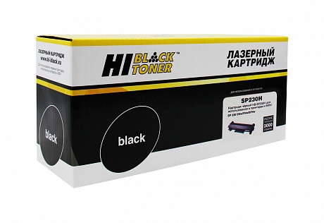 Тонер-картридж Hi-Black (HB-SP230H) для Ricoh Aficio SP 230DNw/ SP230SFNw, чёрный (3000 стр.)