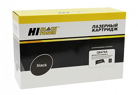 Картридж лазерный универсальный Hi-Black (HB-Q6470A) для HP CLJ 3600/ 3800/ CP3505, чёрный (6000 стр.)