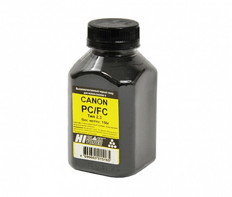 Тонер Hi-Black (E-16/ E-30) для Canon PC/ FC, Тип 2.3, чёрный (150 гр.)